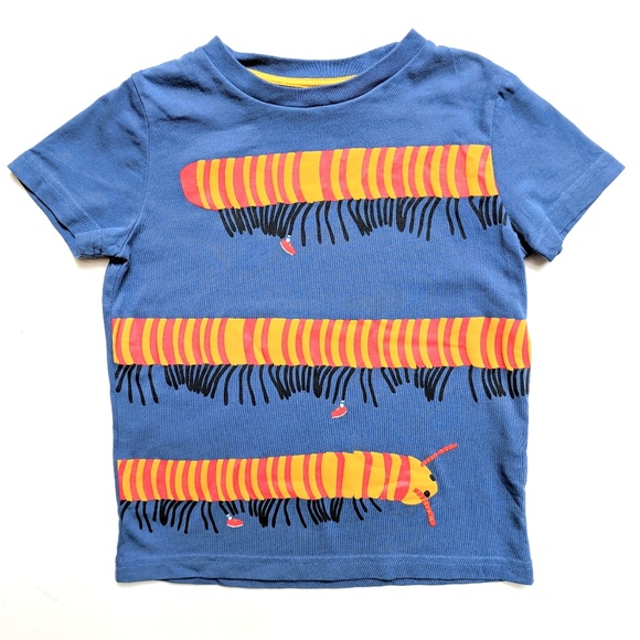 NWT 5//6 or 7//8 Mini Boden White Tee w// Black Graphic Cat